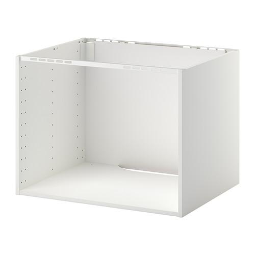 МЕТОД Шкаф для встр варочной панели/мойки - белый, 80x60x60 см