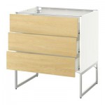 МЕТОД / ФОРВАРА Нплн шк 3 фрнт/3 средн ящика - 80x60x60 см, Тингсрид под березу, белый МЕТОД / ФОРВАРА Нплн шк 3 фрнт/3 средн ящика - 80x60x60 см, Тингсрид под березу, белый