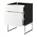 МЕТОД / ФОРВАРА Наполн шк 2 фрнт/3 средн ящ - 60x60x60 см, Рингульт глянцевый белый, под дерево черный МЕТОД / ФОРВАРА Наполн шк 2 фрнт/3 средн ящ - 60x60x60 см, Рингульт глянцевый белый, под дерево черный