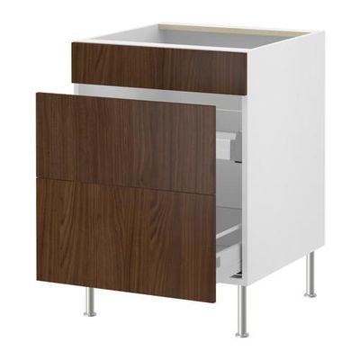 ФАКТУМ Напол шк п/мйк с 2 ящ/2 фрнт пнл - Валла под грецкий орех, 60 см ФАКТУМ Напол шк п/мйк с 2 ящ/2 фрнт пнл - Валла под грецкий орех, 60 см