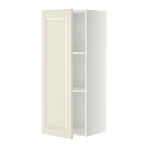 МЕТОД Шкаф навесной с полкой - белый, Будбин белый с оттенком, 40x100 см МЕТОД Шкаф навесной с полкой - белый, Будбин белый с оттенком, 40x100 см