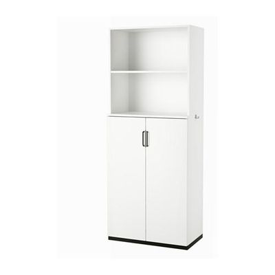 ГАЛАНТ Комбинация для хранения с дверцами - белый