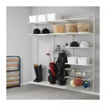 АЛЬГОТ Настенная шина/полка/корзина