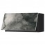 МЕТОД Горизонтальный навесной шкаф - под дерево черный, Кальвиа с печатным рисунком, 80x40 см