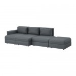 ВАЛЛЕНТУНА 4-местный диван-кровать - Хилларед темно-серый, Хилларед темно-серый
