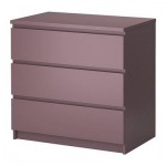 МАЛЬМ Комод с 3 ящиками