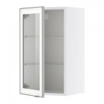 ФАКТУМ Навесной шкаф со стеклянной дверью - Рубрик матовое стекло, 30x70 см