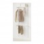 ALGOT настенная шина/полки/вешалка д/брюк белый