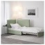 ВАЛЛЕНТУНА Секция дивана-кровати со спинкой - Хилларед зеленый, Хилларед зеленый