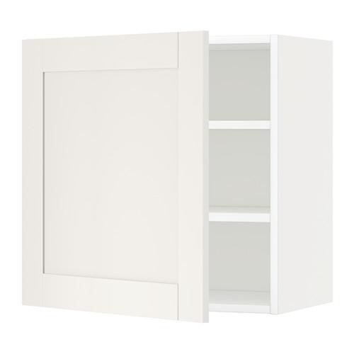 METOD шкаф навесной с полкой белый/Сэведаль белый 60x38.8x60 cm METOD шкаф навесной с полкой белый/Сэведаль белый 60x38.8x60 cm