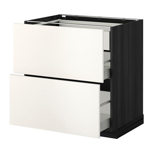 METOD/MAXIMERA напольн шк 2фронт/2срд/1вс ящ цвет алюминия