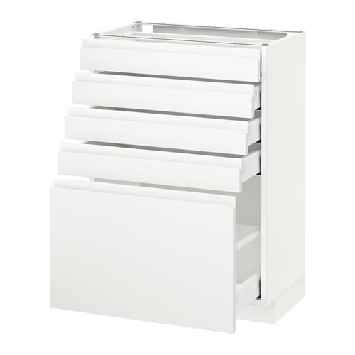 METOD/MAXIMERA напольный шкаф с 5 ящиками оцинковка
