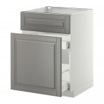 МЕТОД / МАКСИМЕРА Нап шк п/мойку/сорт мус/1дврц/2ящ - белый, Будбин серый МЕТОД / МАКСИМЕРА Нап шк п/мойку/сорт мус/1дврц/2ящ - белый, Будбин серый