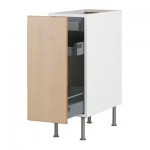 ФАКТУМ Напольный шкаф с выдвижной секцией - Нексус березовый шпон, 30 см ФАКТУМ Напольный шкаф с выдвижной секцией - Нексус березовый шпон, 30 см