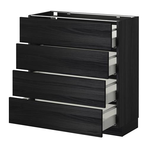 METOD/MAXIMERA напольн шкаф 4 фронт панели/4 ящика METOD/MAXIMERA напольн шкаф 4 фронт панели/4 ящика