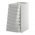 METOD/MAXIMERA наполн шкаф 8 фронт/8 низк ящиков оцинковка METOD/MAXIMERA наполн шкаф 8 фронт/8 низк ящиков оцинковка