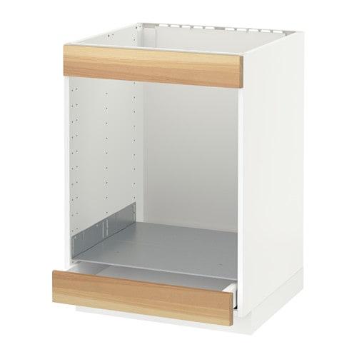 МЕТОД / МАКСИМЕРА Напол шк д/вароч панели+духовки/ящ - белый, Торхэмн естественный ясень МЕТОД / МАКСИМЕРА Напол шк д/вароч панели+духовки/ящ - белый, Торхэмн естественный ясень