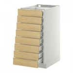 МЕТОД / ФОРВАРА Наполн шкаф 8 фронт/8 низк ящиков - 40x60 см, Тингсрид под березу, белый МЕТОД / ФОРВАРА Наполн шкаф 8 фронт/8 низк ящиков - 40x60 см, Тингсрид под березу, белый