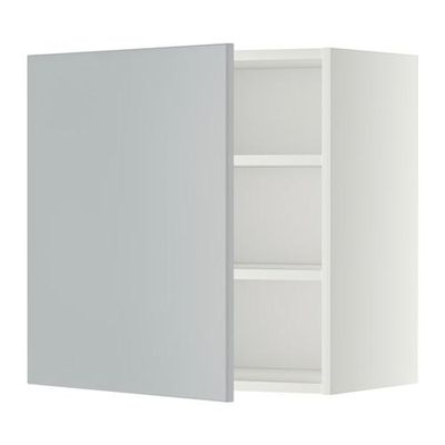 МЕТОД Шкаф навесной с полкой - 60x60 см, Веддинге серый, белый МЕТОД Шкаф навесной с полкой - 60x60 см, Веддинге серый, белый