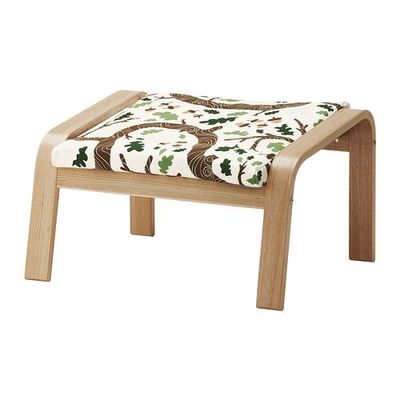 ПОЭНГ Табурет для ног - Карлсро разноцветный, дубовый шпон ПОЭНГ Табурет для ног - Карлсро разноцветный, дубовый шпон