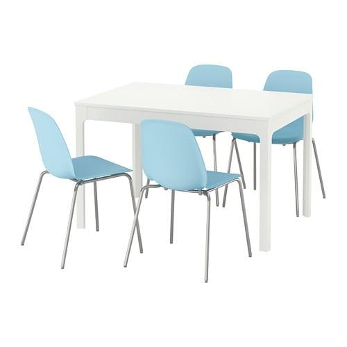 ЭКЕДАЛЕН / ЛЕЙФ-АРНЕ Стол и 4 стула