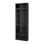 БИЛЛИ / ОКСБЕРГ Стеллаж - черно-коричневый