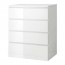 MALM комод с 4 ящиками