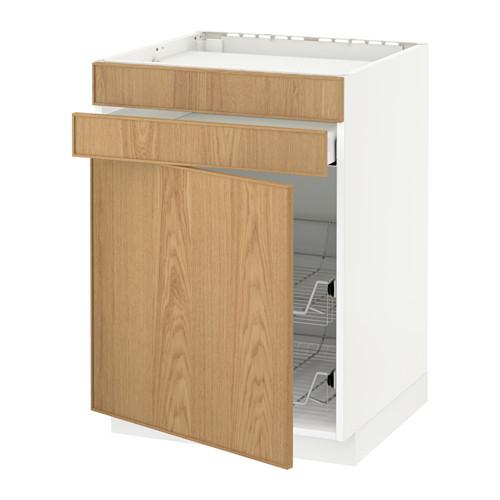 МЕТОД / МАКСИМЕРА Нплн шк д/врч пнл/ящ/2првл крзн - белый, Экестад дуб