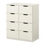 НОРДЛИ Комод с 8 ящиками