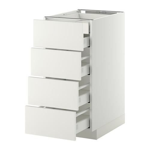 МЕТОД / МАКСИМЕРА Нплн шк 4фрнт/2нзк/3срд ящ - белый, Хэггеби белый, 40x60 см МЕТОД / МАКСИМЕРА Нплн шк 4фрнт/2нзк/3срд ящ - белый, Хэггеби белый, 40x60 см