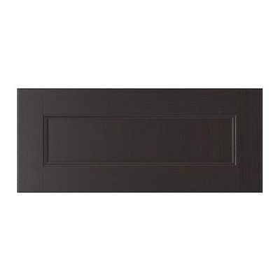 БЕСТО ВАССБО Фронтальная панель ящика - черно-коричневый, 60x26 см