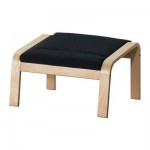 ПОЭНГ Подушка-сиденье на табурет для ног - Корндаль темно-серый