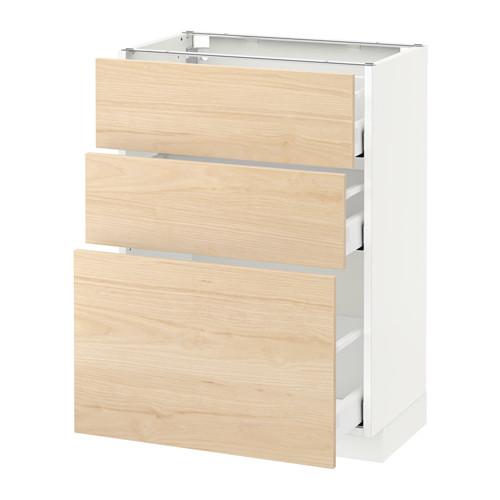 METOD/MAXIMERA напольный шкаф с 3 ящиками