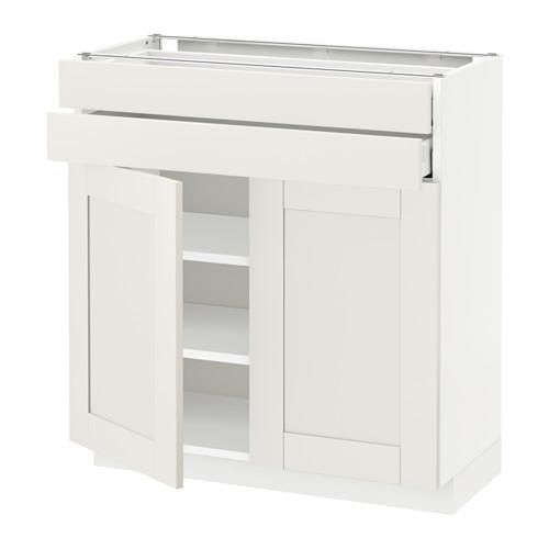 METOD/MAXIMERA напольный шкаф/2дверцы/2ящика оцинковка