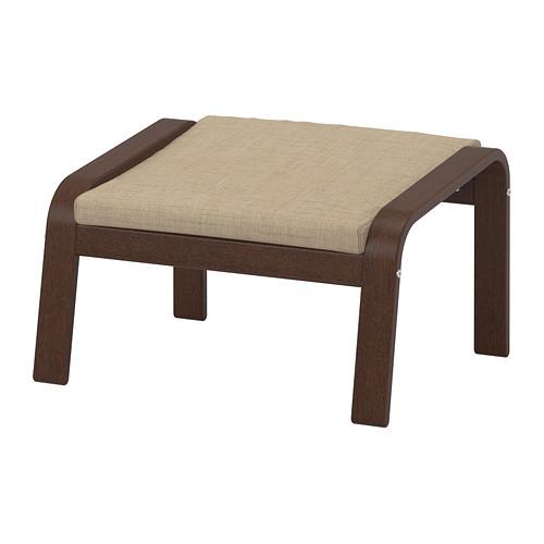 ПОЭНГ Табурет для ног - Исунда бежевый, Исунда бежевый