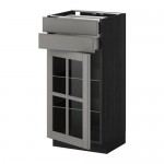 METOD/MAXIMERA напольн шк/2 ящ/2 сткл дврц METOD/MAXIMERA напольн шк/2 ящ/2 сткл дврц