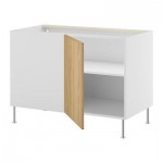 ФАКТУМ Угловой напольный шкаф с полкой - Норье дуб ФАКТУМ Угловой напольный шкаф с полкой - Норье дуб