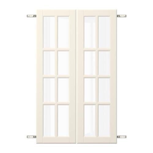 BODBYN пара дверец с петлями белый с оттенком 60x100 см