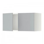 МЕТОД Навесной шкаф с 2 дверями - Веддинге серый, белый