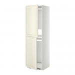 МЕТОД Высок шкаф д холодильн/мороз - белый, Будбин белый с оттенком, 60x60x200 см