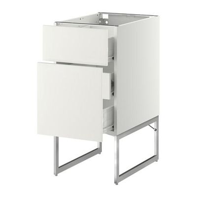 МЕТОД / ФОРВАРА Наполн шк 2 фрнт/3 средн ящ - 40x60x60 см, Хэггеби белый, белый