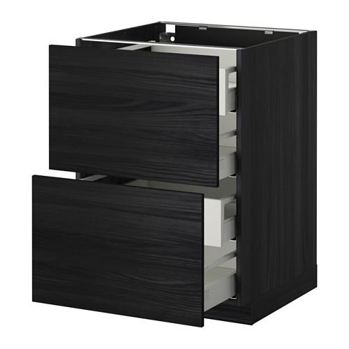 METOD напольн шкаф 2 фронт пнл/4 средн ящ оцинковка