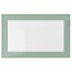 ГЛАССВИК Стеклянная дверь - светлый серо-зеленый/прозрачное стекло