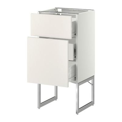 МЕТОД / ФОРВАРА Наполн шк 2 фрнт/3 средн ящ - 40x37x60 см, Веддинге белый, белый МЕТОД / ФОРВАРА Наполн шк 2 фрнт/3 средн ящ - 40x37x60 см, Веддинге белый, белый