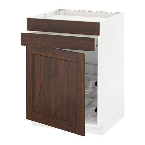 МЕТОД / ФОРВАРА Нплн шк д/врч пнл/ящ/2првл крзн - белый, Эдсерум под дерево коричневый МЕТОД / ФОРВАРА Нплн шк д/врч пнл/ящ/2првл крзн - белый, Эдсерум под дерево коричневый