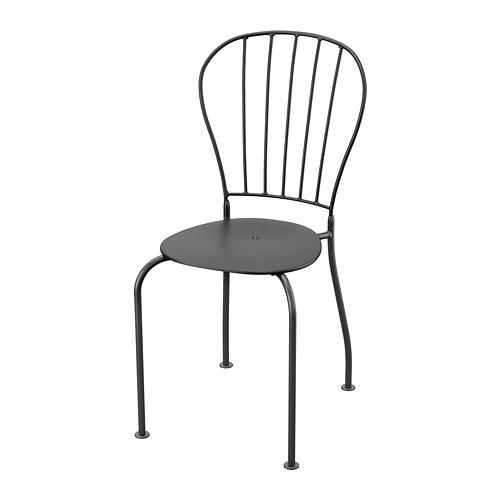 LÄCKÖ садовый стул серый