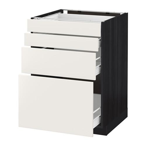 METOD/FÖRVARA напольн шкаф 4 фронт панели/4 ящика