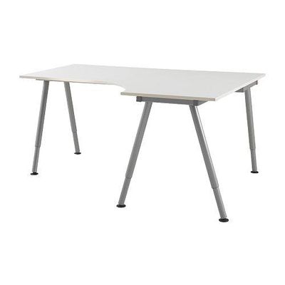 Hubert Hudson Staan voor Trechter webspin Letter GALANT Corner desk right - white, A-shaped leg (s69850885) -  reviews, price comparison