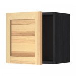 МЕТОД Шкаф навесной - под дерево черный, Торхэмн естественный ясень, 40x40 см