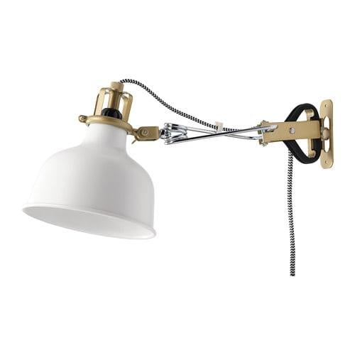 Ranarp Wall Mounted Spotlight Lamp, Best Wall Mounted Desk Lamp Ikea